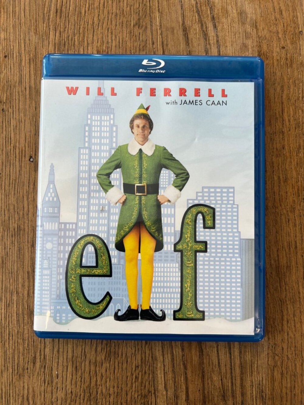 Elf 2003 Blu-Ray Comedy Will Ferrell & James Caan Pre-Owned